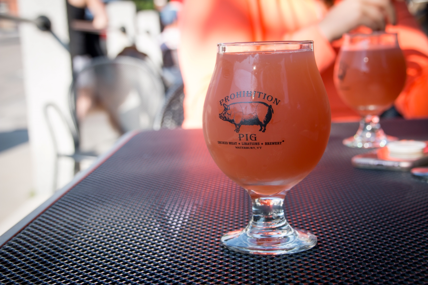 One of Prohibition Pig's many varieties of beer, photo by Heather Glenn Photography