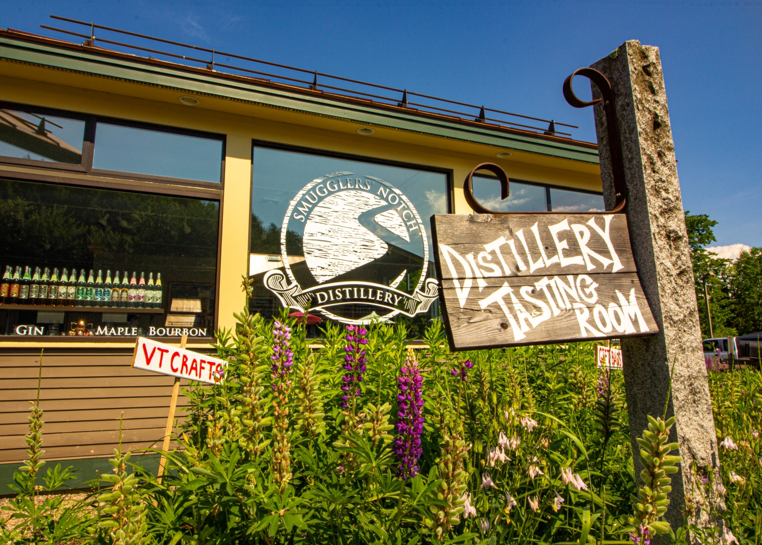 Smuggers' Notch Distillery's Barrel House Tasting Room, photo by TYKE Photography