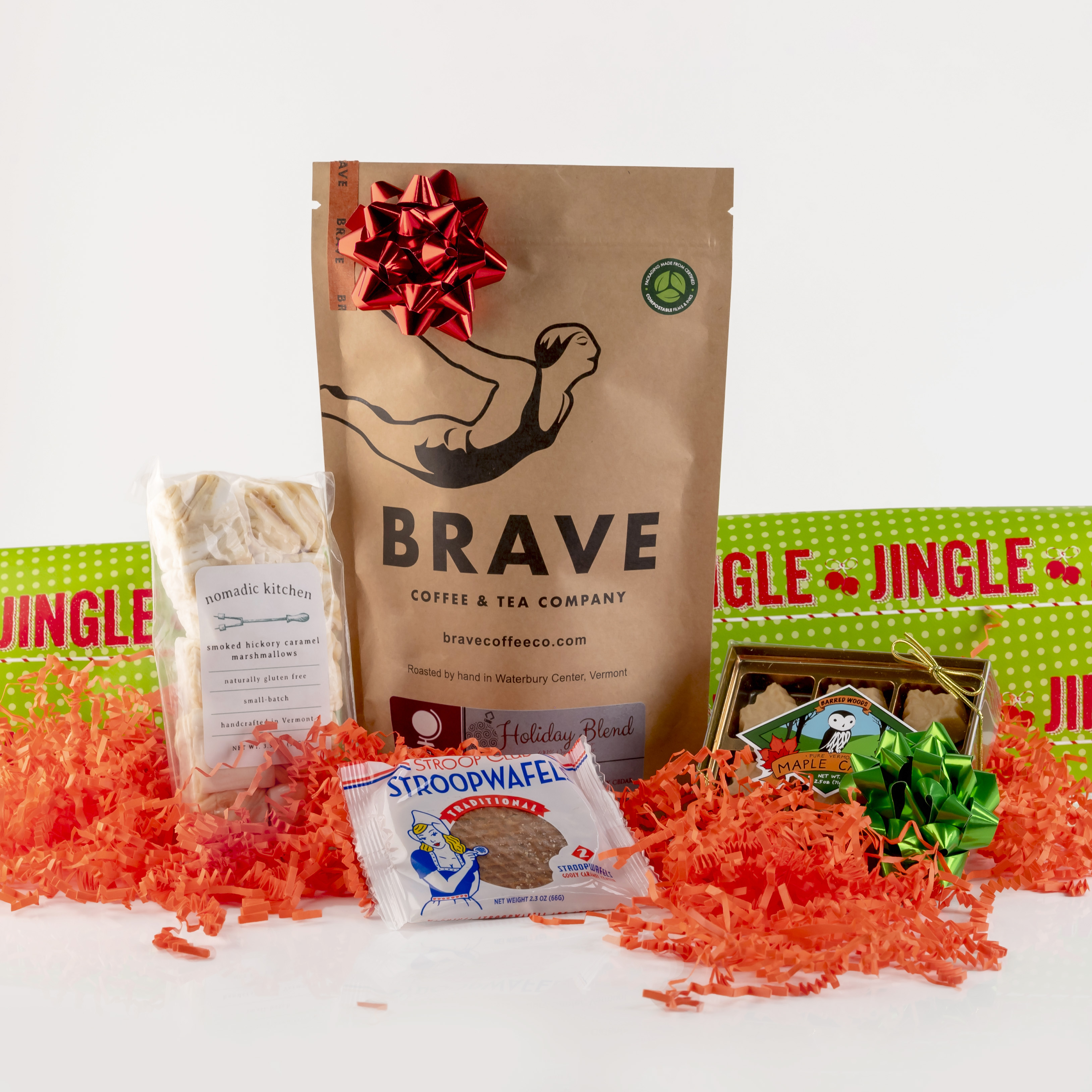 Gift box from Brave Coffee and Tea