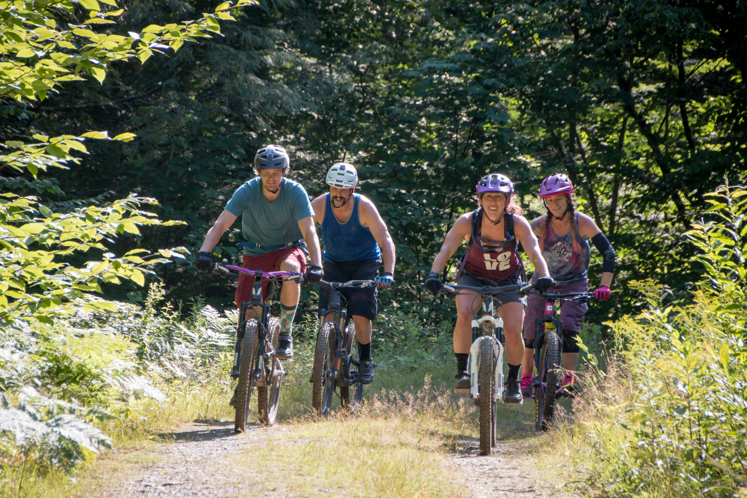 Bikers during the Gravel Grind