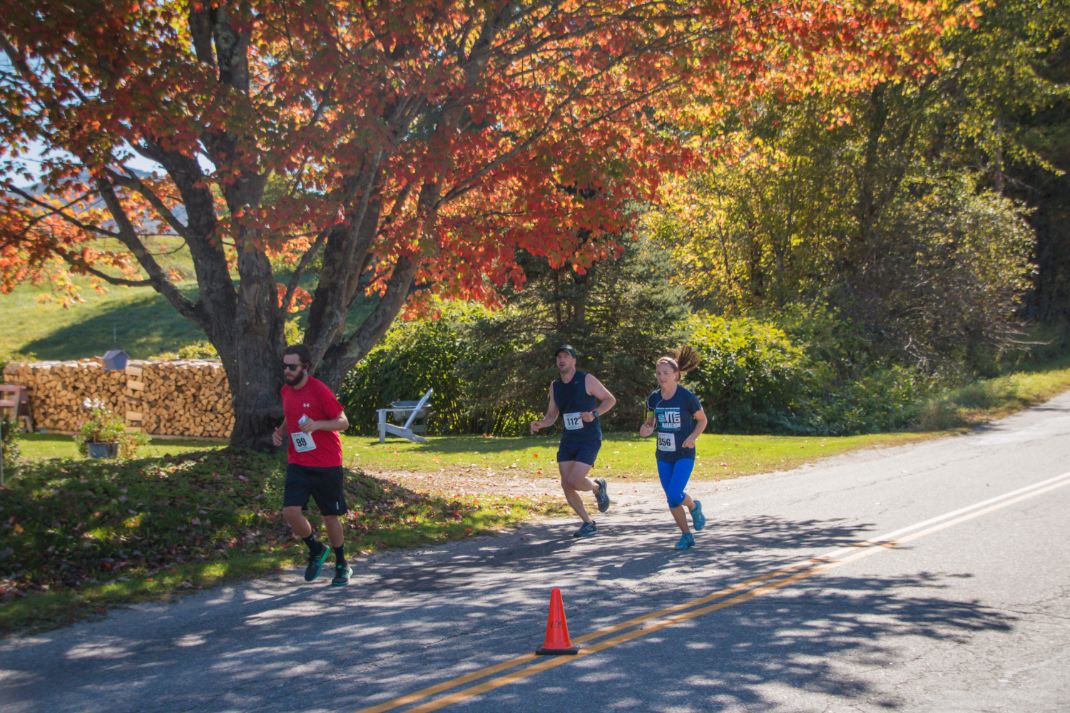 Runners at the Leaf Peepers race
