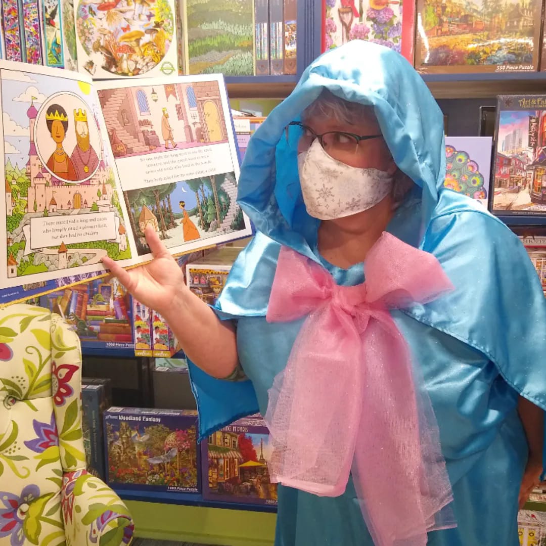 Fairy Godmother Storytime at Bridgeside Books, photo by Bridgeside Books