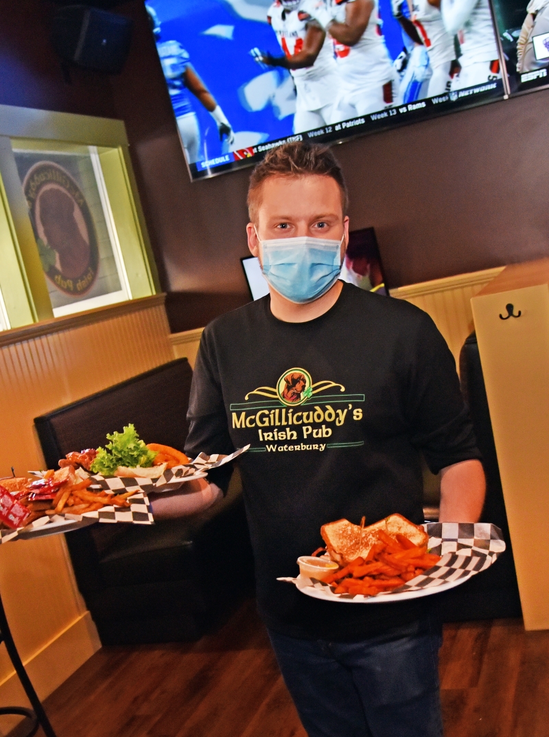 Plates of food at McGillicuddy's Restaurant